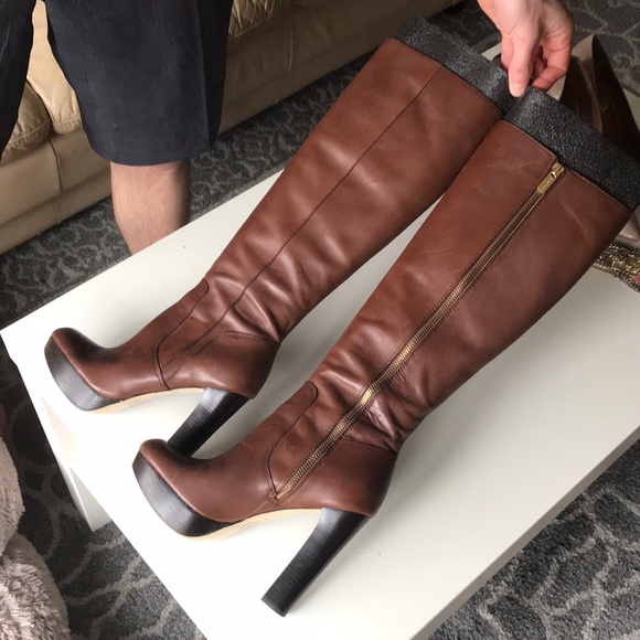 Michael Kors Shoes - Michael Kors Brown Knee High Boots size 6.5